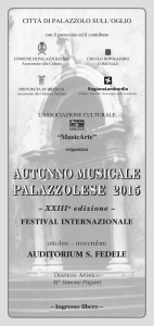 autunno musicale palazzolese 2015 autunno musicale palazzolese