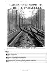matematica c3 - geometria 3. rette parallele