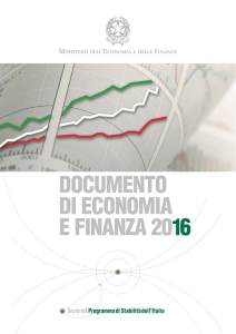 Documento di Economia e Finanza 2016