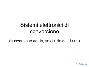 Cenni sui sistemi elettronici di conversione