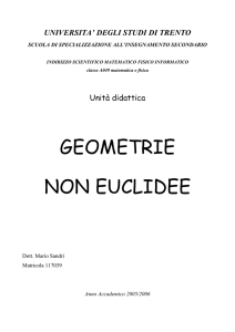 Geometrie non-euclidee