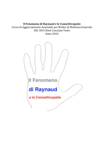 Fenomeno di Raynaud e le connettivopatie C
