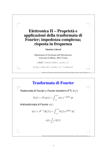 Proprietà e applicazioni della trasformata di Fourier