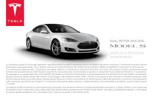 Model S Dual Motor – Guida alle situazioni di emergenza 2016