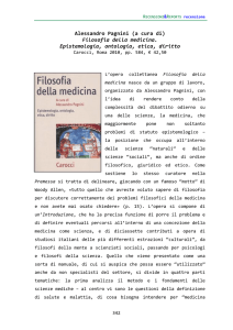 Alessandro Pagnini (a cura di) Filosofia della medicina