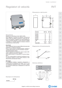 Regolatori di velocità RVT