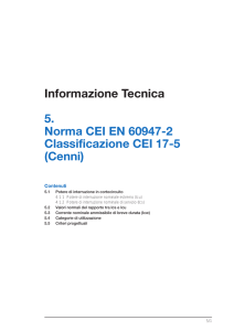 InfoTec-5 – Norma CEI EN 60947-2