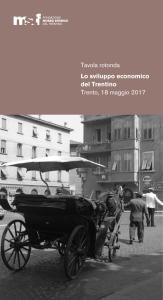 Lo sviluppo economico del Trentino