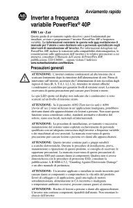 Inverter a frequenza variabile PowerFlex® 40P