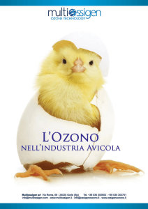 L`ozono nell`industria Avicola