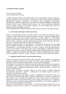 Filosofia Piano Regionale