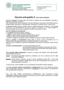 Vaccino anti-epatite A -virus intero inattivato