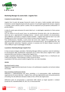 Marketing Manager_Lingotto Fiere