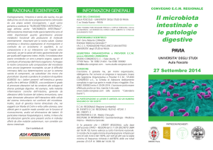 Il microbiota intestinale e le patologie digestive