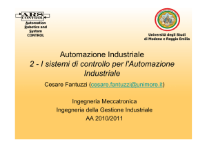 02 - I sistemi di controllo per l`Automazione Industriale
