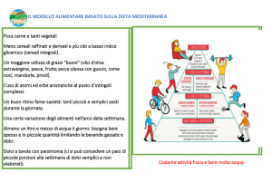 Modello di dieta - Consiglio Regionale della Campania