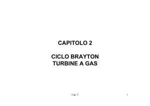 capitolo 2 ciclo brayton turbine a gas