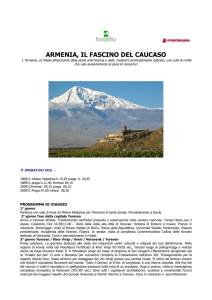armenia, il fascino del caucaso