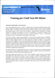 Training per il Self Test HIV Mylan