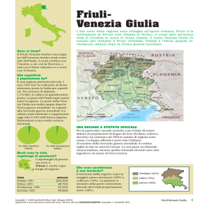 Friuli- Venezia Giulia - Zanichelli online per la scuola