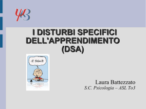 i disturbi specifici dell`apprendimento (dsa)