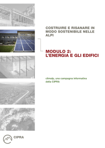 modulo 2: l`energia e gli edifiCi