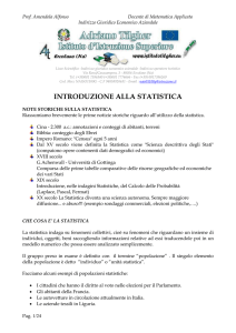 introduzione alla statistica - ISIS Nautico “T. di Savoia