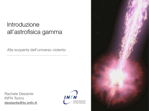 Introduzione all`astrofisica gamma