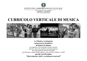 curricolo verticale di Musica