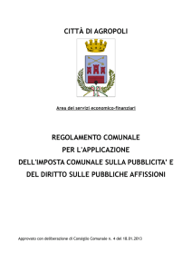 Regolamento ICP - Comune di Agropoli