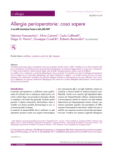 Scarica il PDF - Rivista di immunologia e allergologia pediatrica