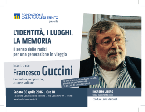 Francesco Guccini - Fondazione Cassa Rurale di Trento