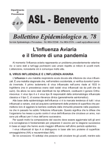 Bollettino Epidemiologico n. 78