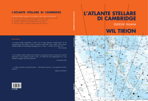 L`ATLANTE STELLARE DI CAMBRIDGE WIL TIRION