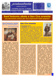 Sant`Antonio abate e San Ciro eremita