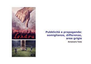 Pubblicità e propaganda: somiglianze, differenze
