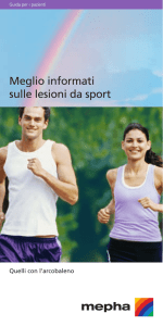 Meglio informati sulle lesioni da sport