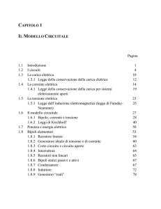 CAPITOLO 1 IL MODELLO CIRCUITALE Pagina 1.1