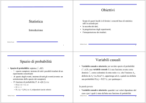 raccolta dati, progettazione esperimenti, analisi dei risulati