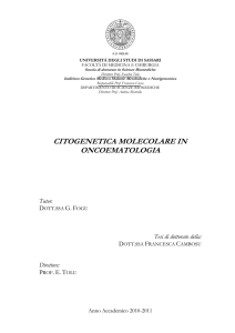 citogenetica molecolare in oncoematologia