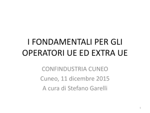 Scarica le slides di Stefano Garelli