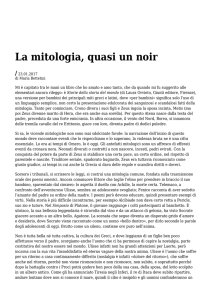 Azione - Settimanale di Migros Ticino La mitologia, quasi un noir