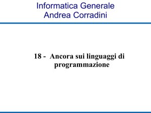 Informatica Generale Andrea Corradini