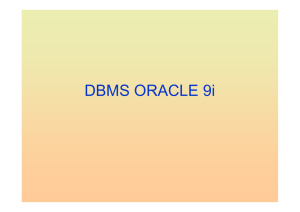DBMS ORACLE 9i