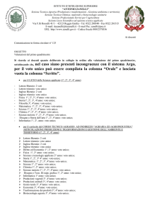 sottolineando che, nel caso siano presenti incongruenze