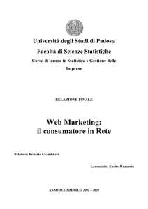 Web Marketing: il consumatore in Rete