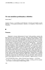 Acta Philosophica - fascicolo 2 - volume I