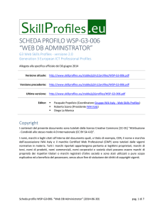 DB Administrator - Web Skills Profiles