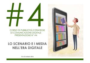 4. Scenario e media nell`era digitale