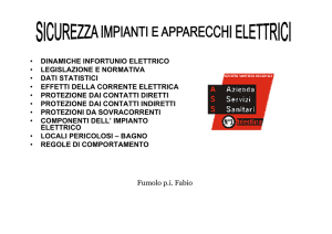 • DINAMICHE INFORTUNIO ELETTRICO • LEGISLAZIONE E